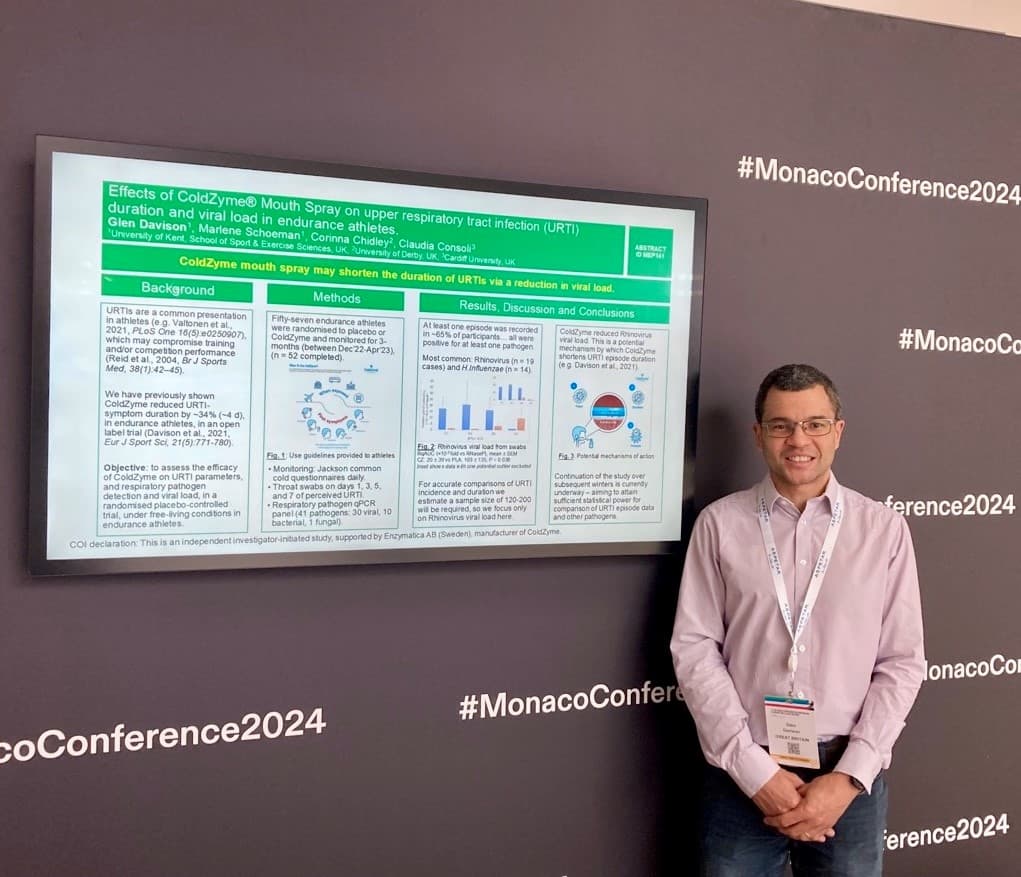 Resultat från ColdZyme-studie presenterade vid olympisk konferens
