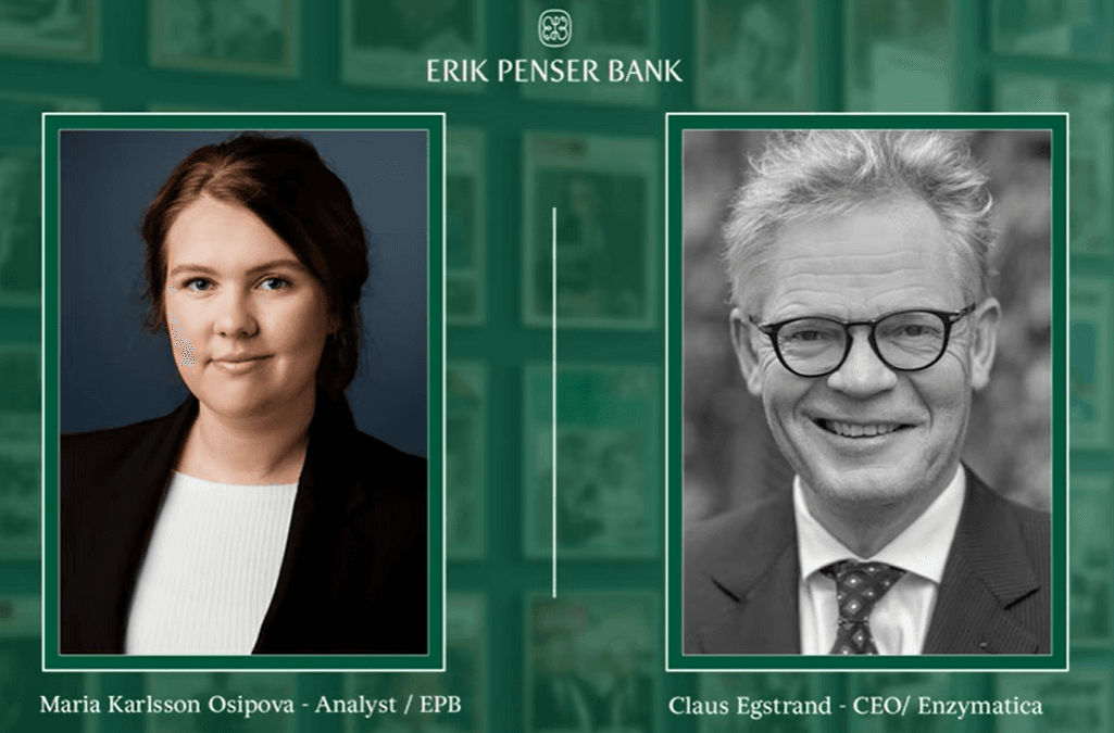 Intervju med VD Claus Egstrand av analytikern Maria Karlsson Osipova
